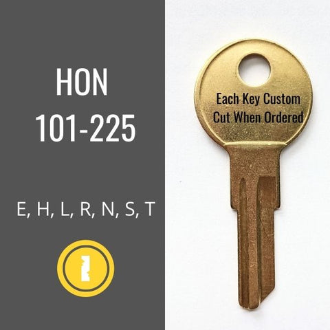 Replacement HON File Cabinet Key 124R