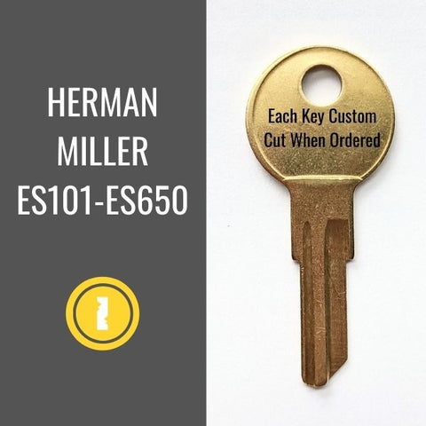 Replacement Herman Miller File Cabinet Key ES135