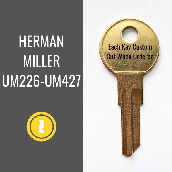 Replacement Herman Miller File Key UM410 Trouble Free Keys