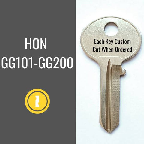 Replacement HON File Cabinet Key GG121