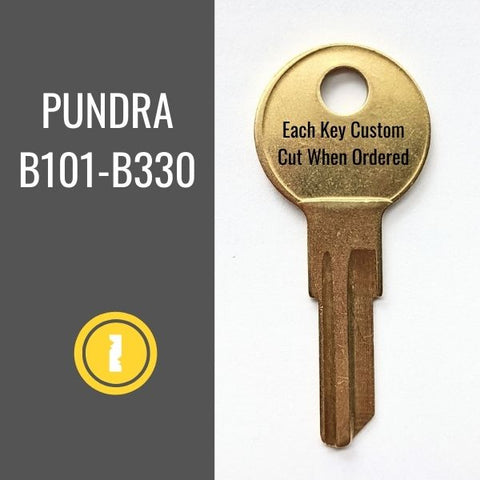 Replacement Pundra File Cabinet Key B296