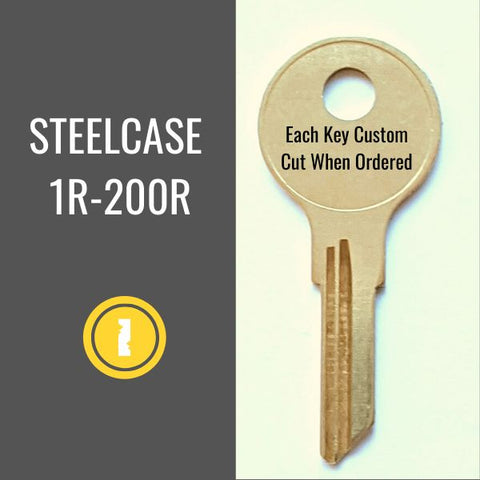 Replacement Steelcase File Cabinet Key 1R