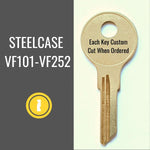 Replacement Steelcase File Cabinet Key VF209